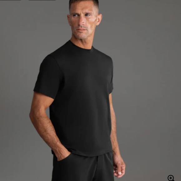 Sene - Black Short Sleeve Crew Neck Tee - Picture 7 of 10